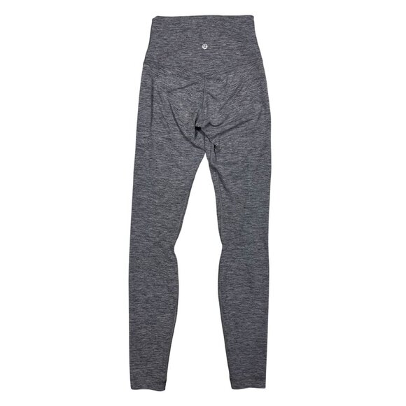 Lululemon Align Pant 28" Size 2 Heathered Black Nulu Fabric Lightweight Leggings - Picture 4 of 11